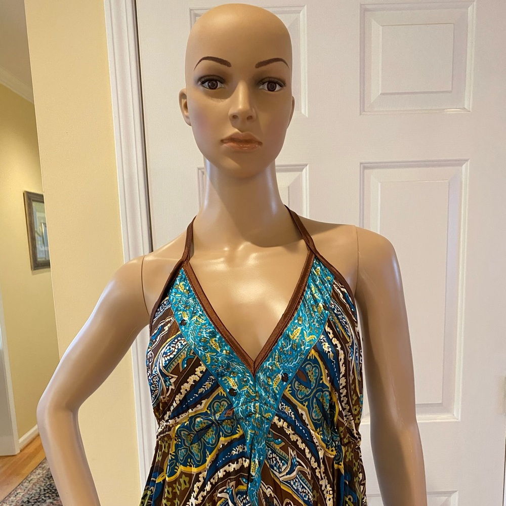 Beautiful one size halter beach dress!